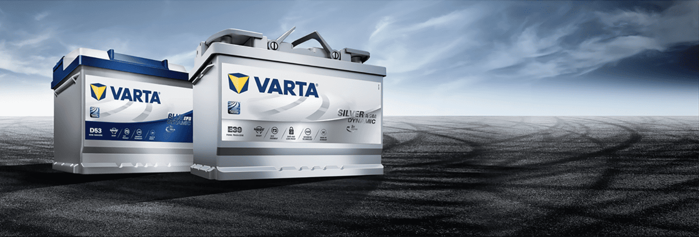 Baterias Varta para automóvel