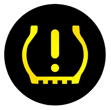 Sinal de aviso de pressão de pneus TPMS