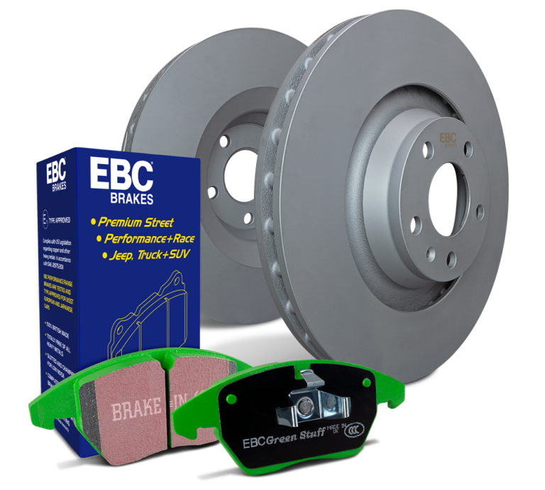 Kit de Travagem EBC PD01K com pastilhas Greenstuff
