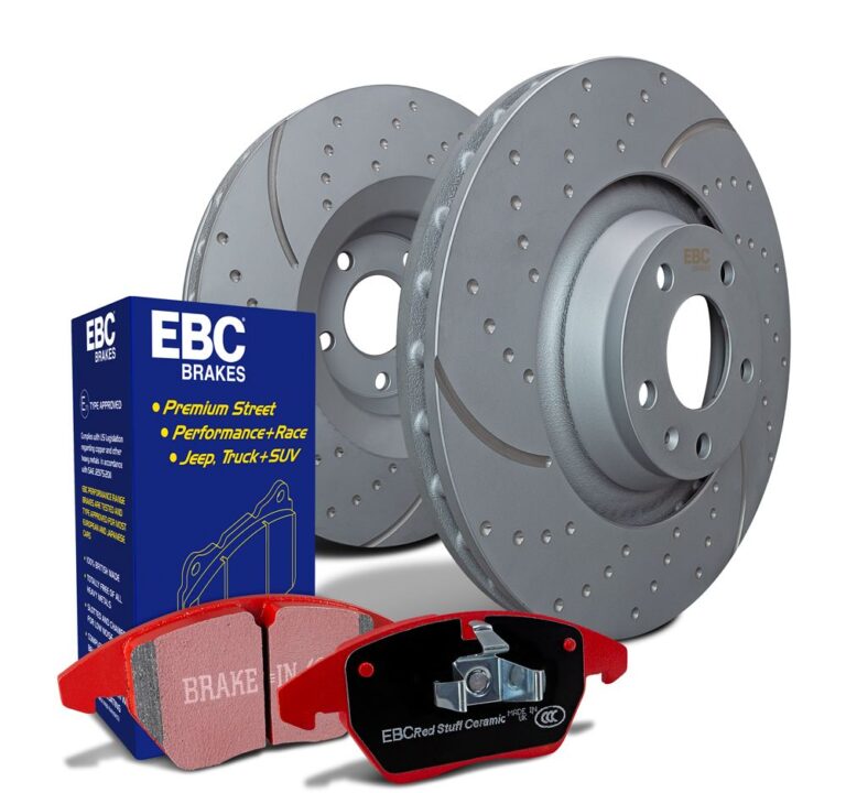 Kit de Travagem EBC PD12K com pastilhas Redstuff